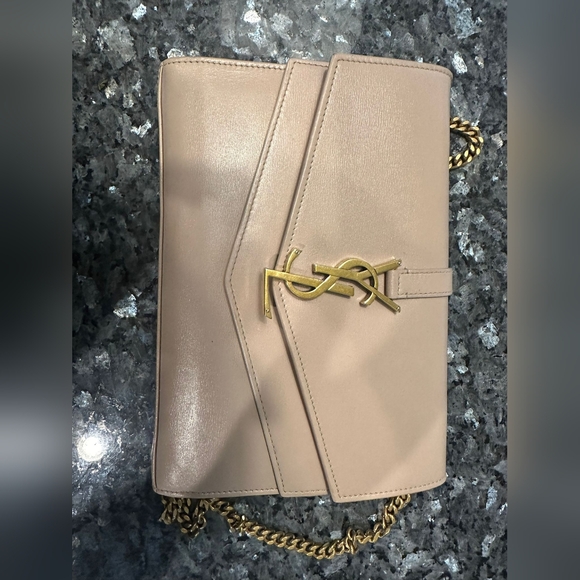 Saint Laurent Supplice Dbl V Flap Woc Gold - Picture 7 of 10